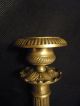 Candleholders,  Bronze,  Era 19th - French Antique Metalware photo 3