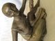 30s Art Deco Spelter Figure Stylised Flapper With Draped Garland - Art Deco photo 9