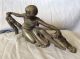 30s Art Deco Spelter Figure Stylised Flapper With Draped Garland - Art Deco photo 1