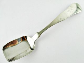 Antique Brinsmaid & Hildreth Burlington,  Vt Coin Silver Tea Caddy Scoop Spoon photo
