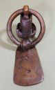Antique Solid Bronze Schnauzer Or Airedale Terrier Dog Head Figural Doorknocker Door Bells & Knockers photo 7