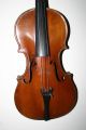 4/4 Antique Old Italian Labeled Violin Guadagnini Label Grafted Neck Repair - String photo 4