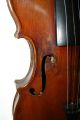 4/4 Antique Old Italian Labeled Violin Guadagnini Label Grafted Neck Repair - String photo 5