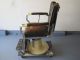 Emil J Paidar Barber Chair Complete And Fully Functional Base 1900-1950 photo 8