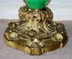 Attractive French Victorian Brass & Glass Oil Lamp/electric Lamp Base - A/f Lamps photo 1