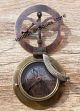 Handmade - - Brass - Pocket - Sundial - Compass. Compasses photo 6