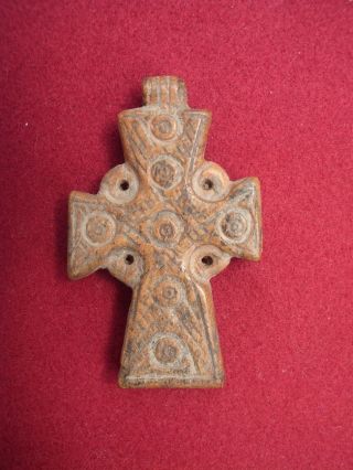 Celtic Bone Cross 2nd Century B.  C. photo