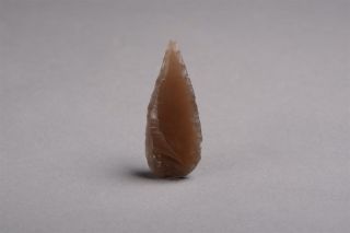 Ancient Stone Age Neolithic Flint Arrowhead - 4000 Bc photo