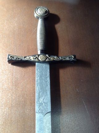 Excalibur European Long Sword Legendary Sword Of King Arthur Fine Replica Rare photo