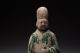 Antique Chinese Ming Dynasty Glazed Pottery Gentleman Statue - 1368 Ad - Far Eastern photo 2