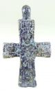 Scarce Authentic Viking Bronze Cross Pendant - Jesus Christ - Ad 1000 - W32 Roman photo 2