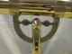 Antique Extendable Removable Brass Telescope On Wooden Base Telescopes photo 6