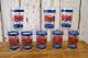 8 Vintage Pepsi Cola Drinking Glass Tumblers Tiffany Stained Glass Style Primitives photo 1