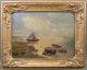 2 Antique Early 20thc Canadian Maritime Sailboat Seascape Oil Paintings Other photo 2