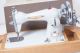 Antique / Vintage Seamstress Hand Crank Sewing Machine W/bed Extension Sewing Machines photo 1