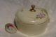 Antique Germany Hand Painted Porcelain Stud Collar Button Box/button German - Baskets & Boxes photo 6
