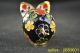 China Handwork Rare Cloisonne Carving Flower Pig Black Statue Other photo 3