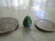 Antique Leo Popper Silver Peach Blue Overlay Opaque Jade Green Art Glass Button Buttons photo 10