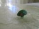 Antique Leo Popper Silver Peach Blue Overlay Opaque Jade Green Art Glass Button Buttons photo 2