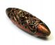 Antique Brass Cage Button Fancy Pierced Floral Spindle Shape Design Buttons photo 2