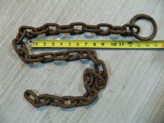 Antique Farm Chain With 3 