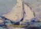 James Mickelson Rockport Sailboat Maritime Seascape Oil Painting Other photo 4