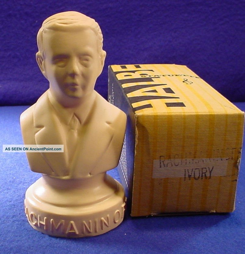 Halbe 6647 Composer 5  Inchtall Bust Statuette Rachmaninoff 1879 - 1948 Large Other photo
