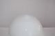 Large Art Deco White Milk Glass Ceiling Fixture Light Cover 8 