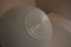 Large Art Deco White Milk Glass Ceiling Fixture Light Cover 8 