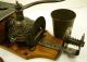 Antique Arcade Bell Coffee Grinder Wall Mount Mill Restored Vintage - Other photo 10