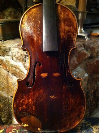 Old Antique Violin Full Size Possibly Italian photo