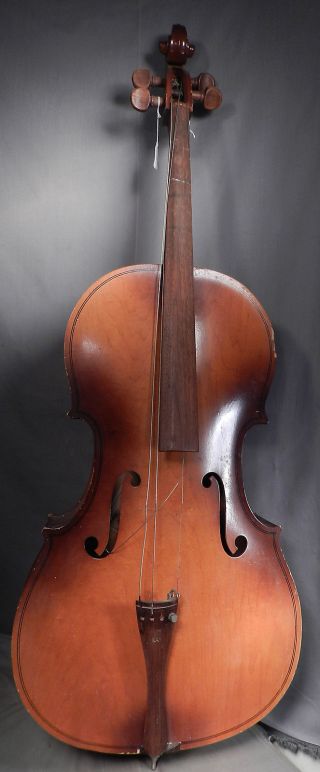 Vintage Kay Cello With Bag To Restore Early 1900s Full Size photo
