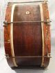Antique 19thc Post Civil War Era M.  Slater Military Band Victorian Snare Drum Percussion photo 5