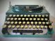 Vintage 30 ' S Remington Manuel Typewriter 2 Tone Green Celluloid Keys Tweed Case - Typewriters photo 11