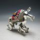 Old China Handwork Miao Silver & Cloisonne Carved Elephant Statue Other photo 7