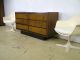 Mid Century Modern Danish Walnut Hidden Drawer Credenza Sideboard Dresser Lane Post-1950 photo 11