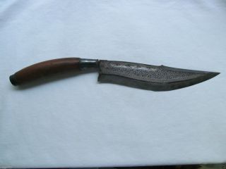 Rare Islamic Antique Dagger Large Sterling Silver Inlay - photo