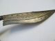 Rare Islamic Antique Dagger Large Sterling Silver Inlay - Islamic photo 5