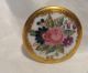 Stunning Antique Hand Painted Porcelain/china Button Floral Lush Gilt Buttons photo 1