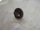 Antique Purple Tint Metal Center Hexagon Black Steel Cup Waistcoat Button 7/16 