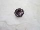 Antique Purple Tint Metal Center Hexagon Black Steel Cup Waistcoat Button 7/16 