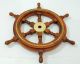 Ship Wheel 18inches Nautical Ship Wheel Boat Steering Wheel Maritime Decor Gift Ship Equipment photo 1