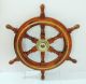 Ship Wheel 18inches Nautical Ship Wheel Boat Steering Wheel Maritime Decor Gift Ship Equipment photo 2