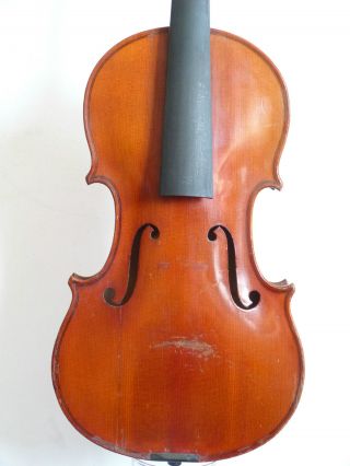 Antique Old Violin,  Interesting French Mirecourt Violin In photo