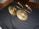 Antique Pair Brass Sconces Chandeliers, Fixtures, Sconces photo 4
