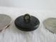 Antique 1851 Lady Liberty Goodyear Black Rubber Button N.  R.  Co.  11/16 