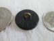 Antique 1851 Lady Liberty Goodyear Black Rubber Button N.  R.  Co.  11/16 