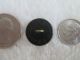 Antique 1851 Lady Liberty Goodyear Black Rubber Button N.  R.  Co.  11/16 