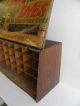 Antique C1800 ' S Tin Litho Wood Putnam Dye Co Wood Mercantile Store Display Case Display Cases photo 10