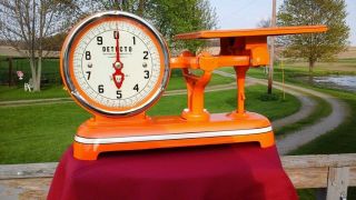 Restored Antique Vintage Scale Jacob Brothers 2 Sided Detecto Counter Scale. photo
